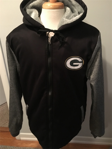 GREEN BAY PACKERS </BR>ZIP UP HOODIE 1 $50.00